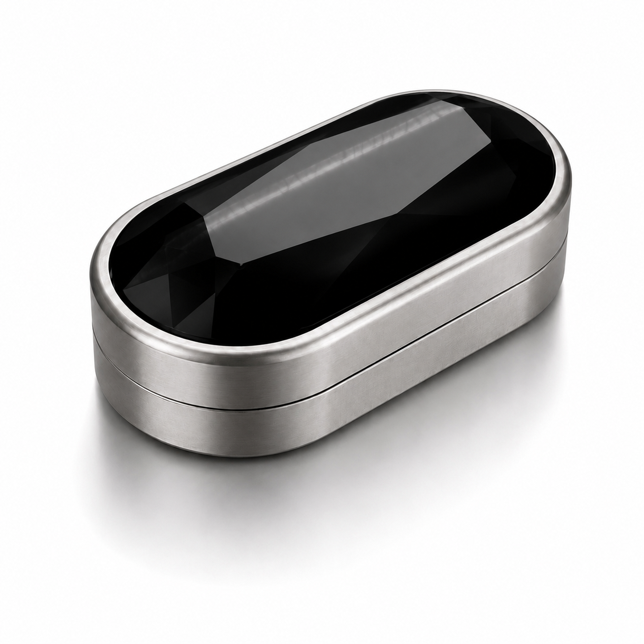 Natural Black Obsidian EDC Fidget Slider