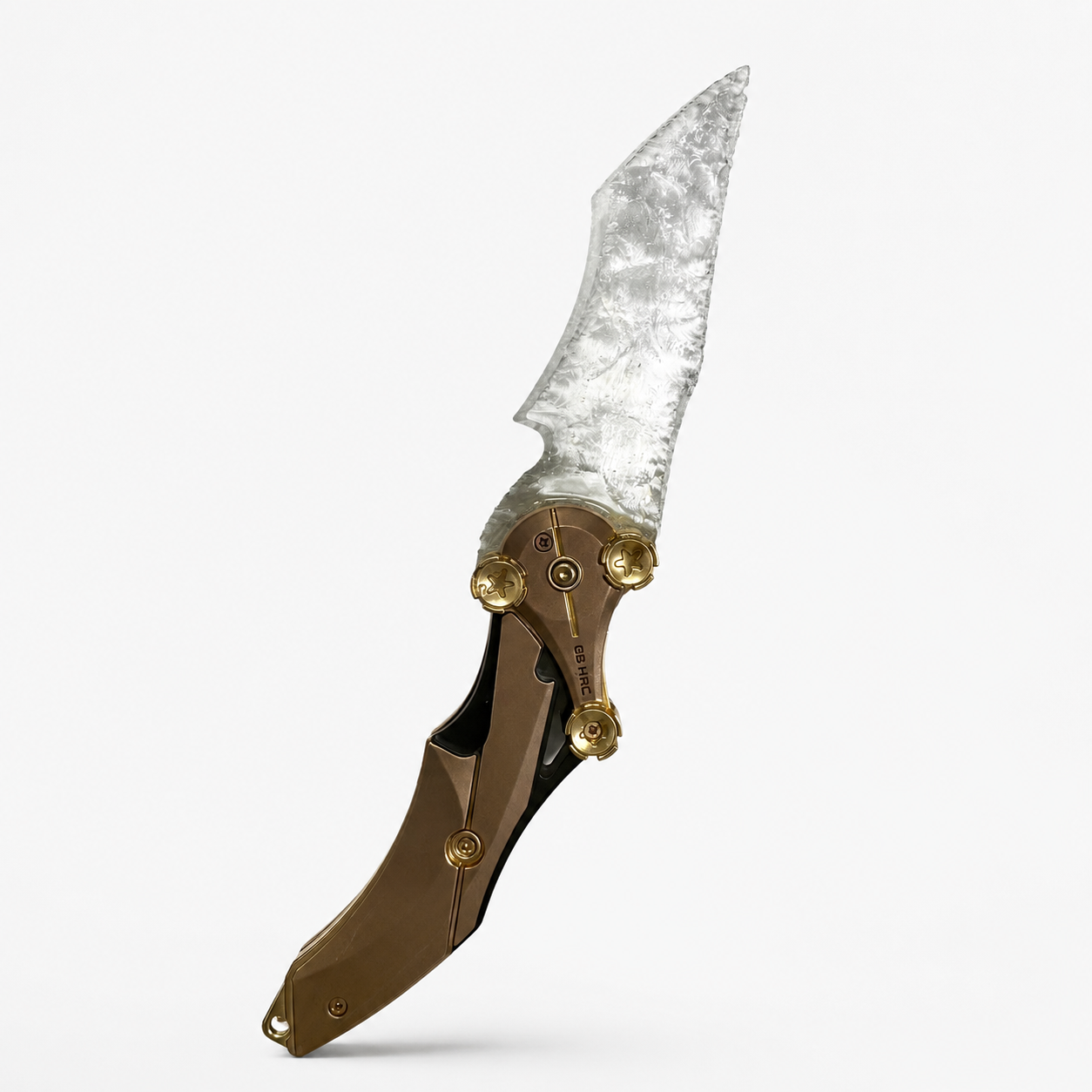 Handcrafted crystal stone art knife - Style 13