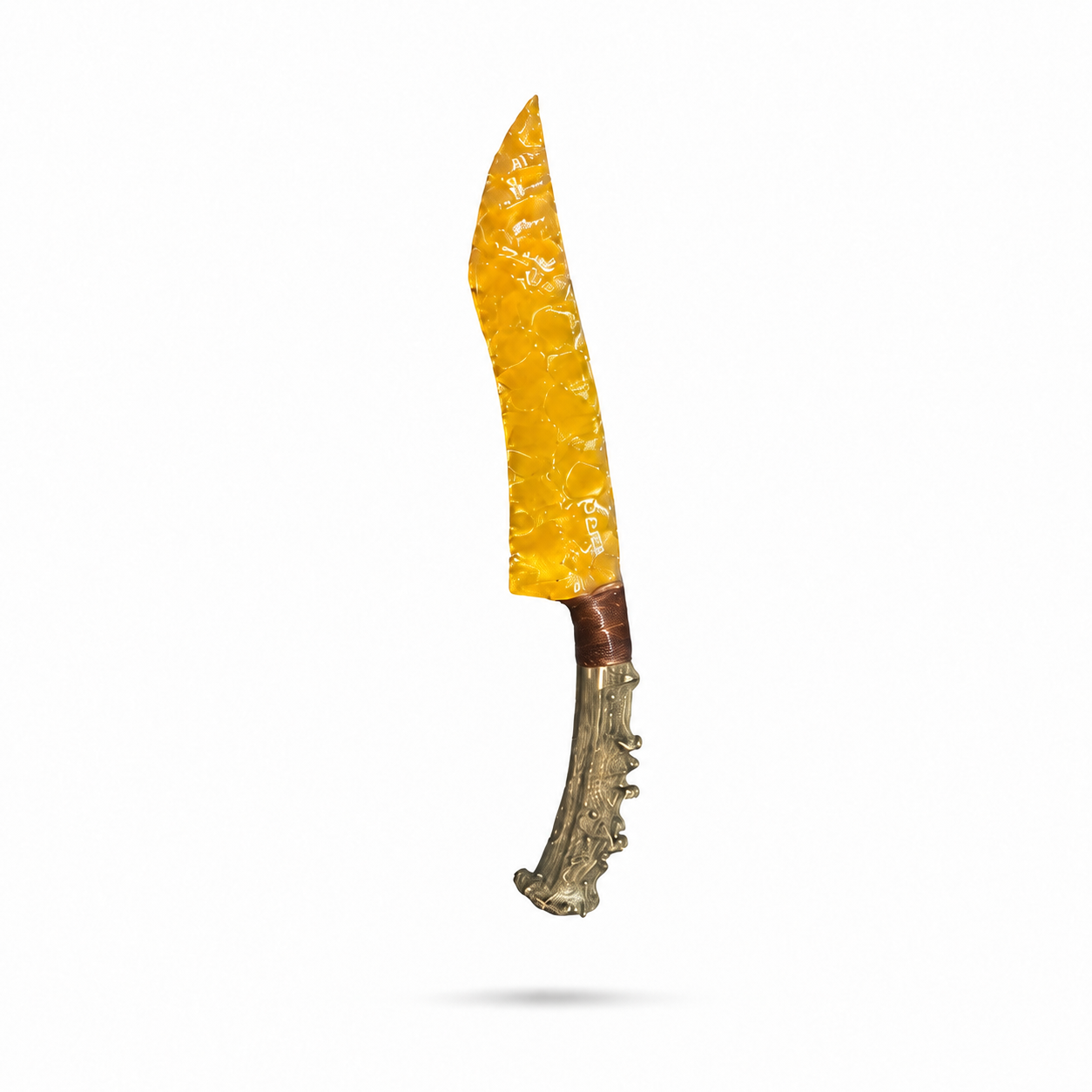 Handcrafted crystal stone art knife - Style 14