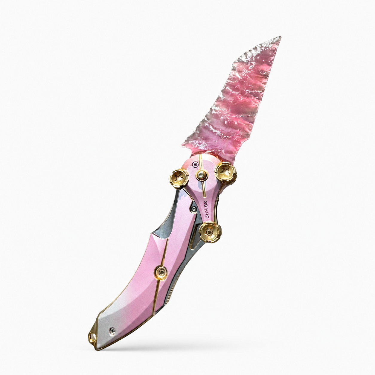 Handcrafted crystal stone art knife - Style 29