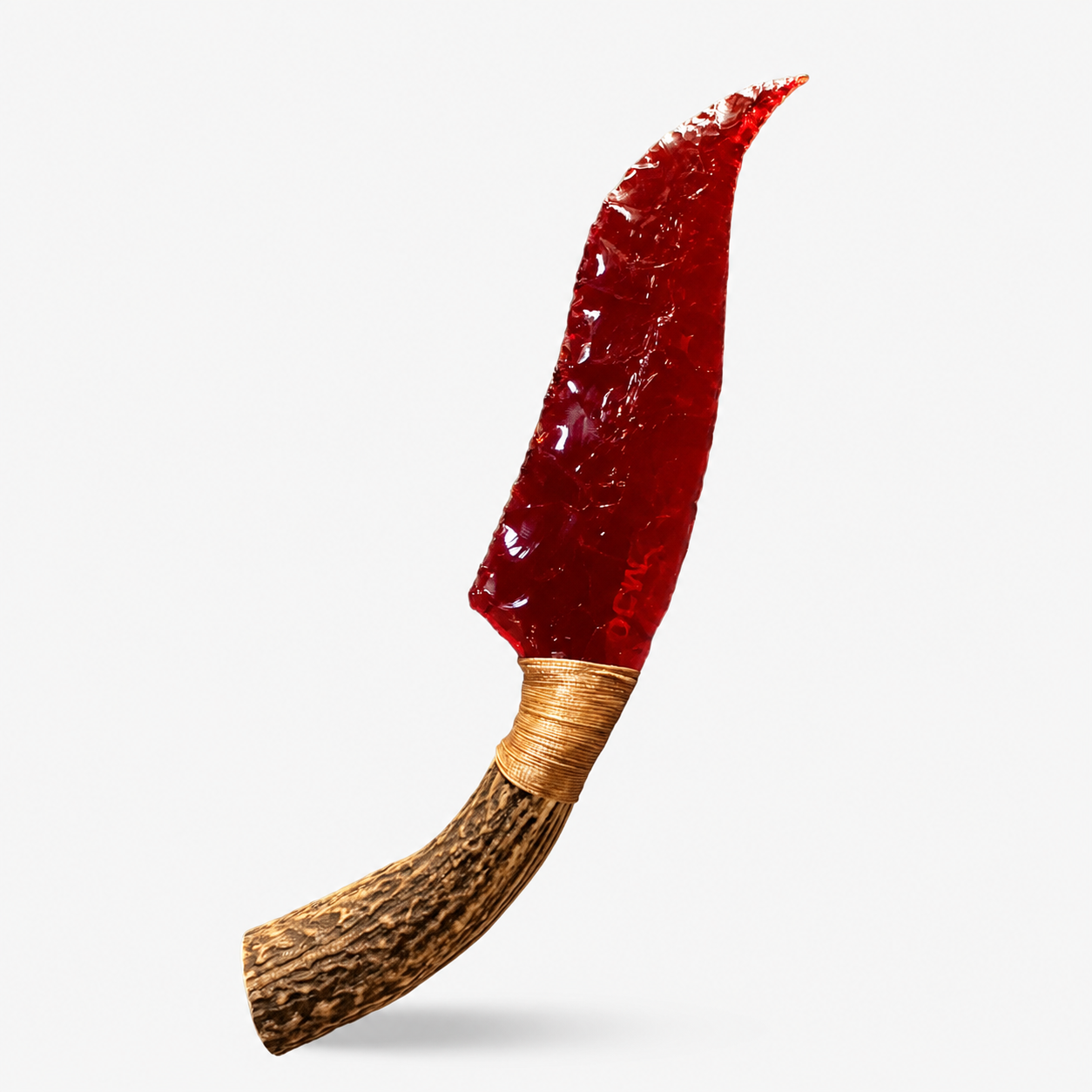 Handcrafted crystal stone art knife - Style 30