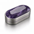 Natural Amethyst EDC Fidget Slider